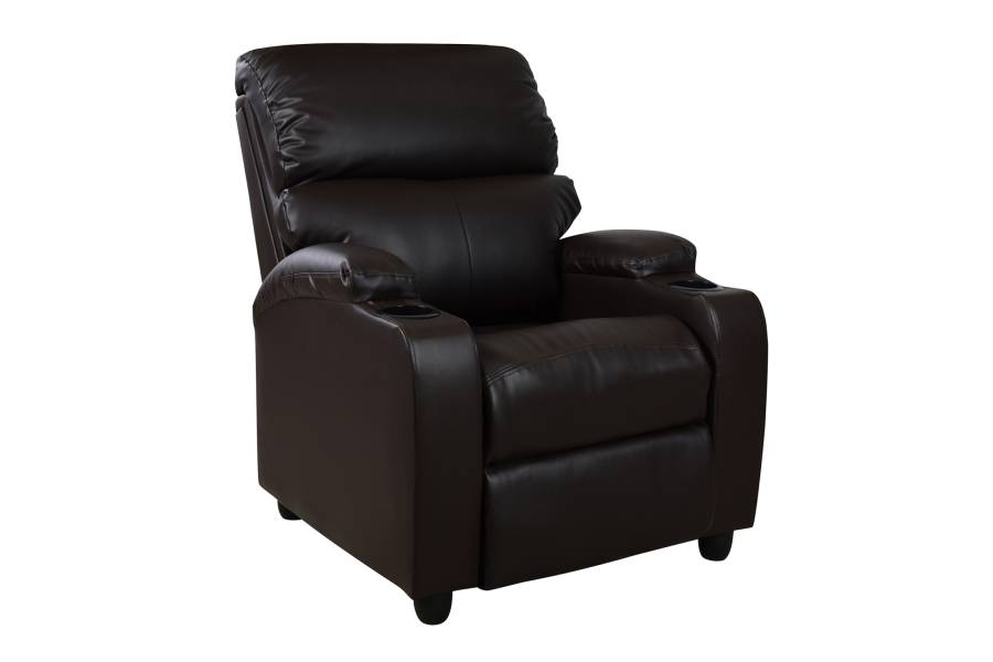 ΠΟΛΥΘΡΟΝΑ RELAX HM0122 PU ΚΑΦΕ 80x95x103Υ εκ.