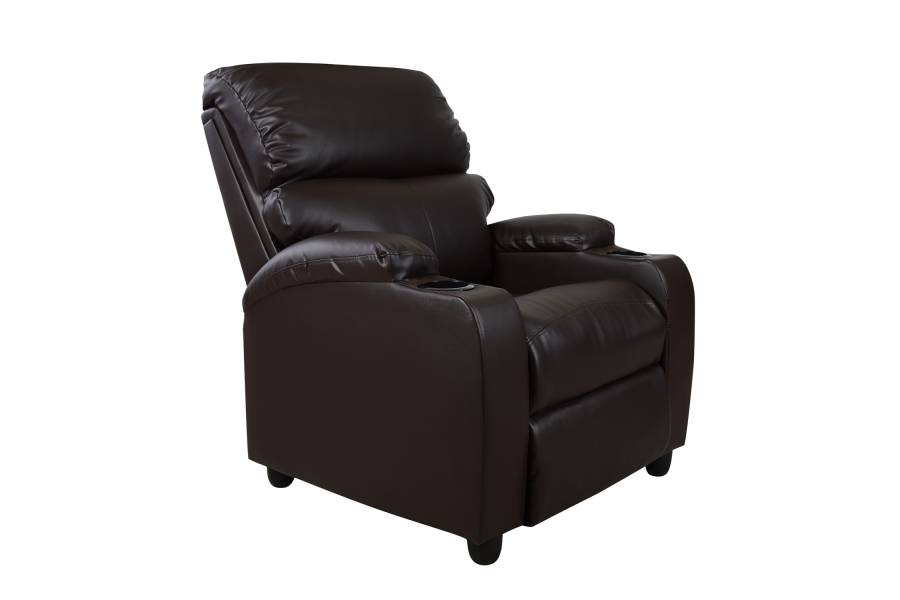 ΠΟΛΥΘΡΟΝΑ RELAX HM0122 PU ΚΑΦΕ 80x95x103Υ εκ.