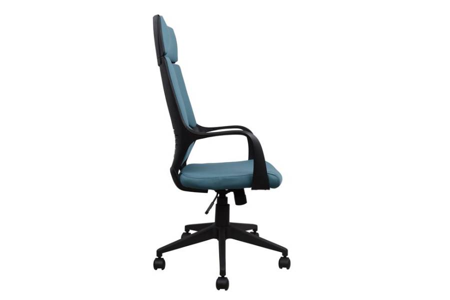ΚΑΡΕΚΛΑ ΓΡΑΦΕΙΟΥ ANIVIA HM1054.06 ΓΚΡΙ ΣΙΕΛ & ΠΟΔΙ ΜΑΥΡΟ 64x61x126 εκ.