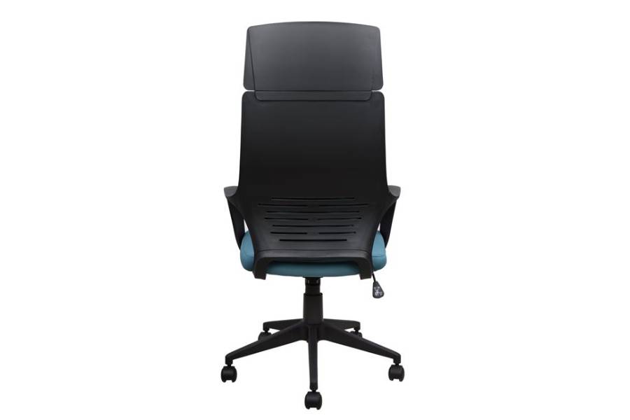 ΚΑΡΕΚΛΑ ΓΡΑΦΕΙΟΥ ANIVIA HM1054.06 ΓΚΡΙ ΣΙΕΛ & ΠΟΔΙ ΜΑΥΡΟ 64x61x126 εκ.