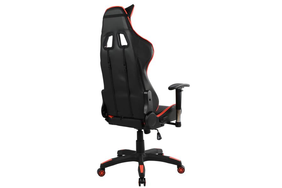 ΠΟΛΥΘΡΟΝΑ GAMING ZAYN HM1056.01 ΜΑΥΡΟ-ΚΟΚΚΙΝΟ PU 67x70x134 εκ.
