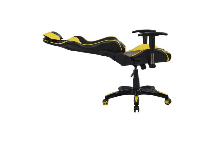 ΠΟΛΥΘΡΟΝΑ GAMING ZAYN HM1056.11 ΜΑΥΡΟ-ΚΙΤΡΙΝΟ PU 67x70x134 εκ.