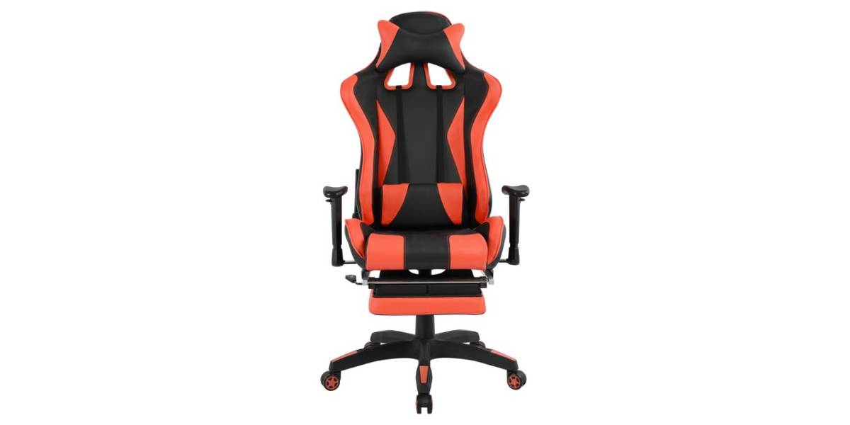 ΚΑΡΕΚΛΑ ΓΡΑΦΕΙΟΥ GAMING HM1063.01 SPEED ΜΑΥΡΟ ΚΟΚΚΙΝΟ & ΥΠΟΠΟΔΙΟ 68 x 71,5 x 134 cm