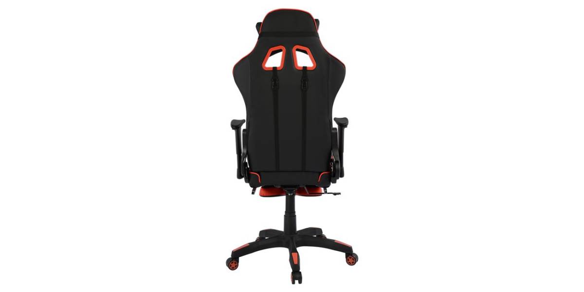 ΚΑΡΕΚΛΑ ΓΡΑΦΕΙΟΥ GAMING HM1063.01 SPEED ΜΑΥΡΟ ΚΟΚΚΙΝΟ & ΥΠΟΠΟΔΙΟ 68 x 71,5 x 134 cm