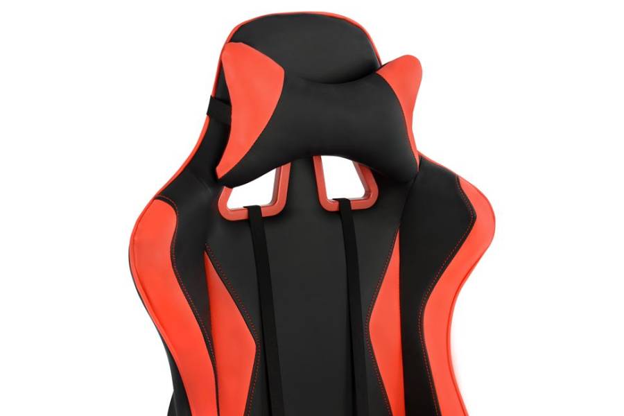 ΚΑΡΕΚΛΑ ΓΡΑΦΕΙΟΥ GAMING HM1063.01 SPEED ΜΑΥΡΟ ΚΟΚΚΙΝΟ & ΥΠΟΠΟΔΙΟ 68 x 71,5 x 134 cm