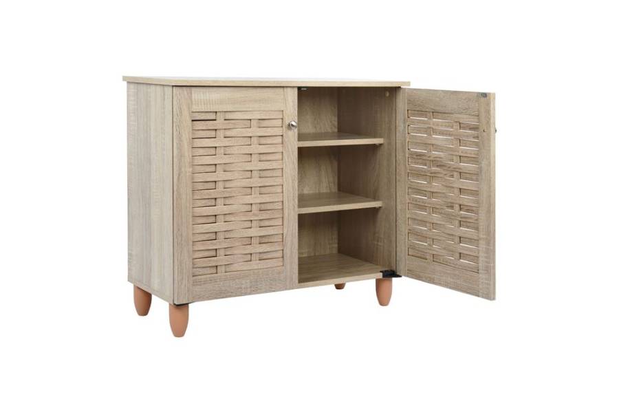 ΠΑΠΟΥΤΣΟΘΗΚΗ-ΝΤΟΥΛΑΠΙ ΞΥΛΙΝΗ CASSIOPE HM2208.02 SONAMA 77Χ34Χ67.5Υεκ.