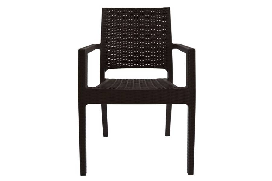 ΠΟΛΥΘΡΟΝΑ ΠΟΛΥΠΡΟΠΥΛΕΝΙΟΥ ΒΑΡΕΩΣ ΤΥΠΟΥ KAGANU DARK BROWN HM5134.09 57x55,5x89 εκ.