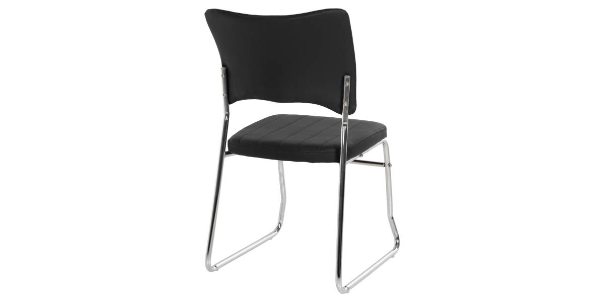 ΚΑΡΕΚΛΑ QUENTI HM1071.01 ΜΑΥΡΗ 47x54x84 εκ.