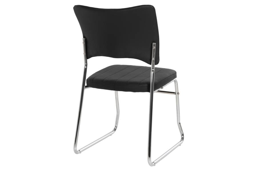 ΚΑΡΕΚΛΑ QUENTI HM1071.01 ΜΑΥΡΗ 47x54x84 εκ.