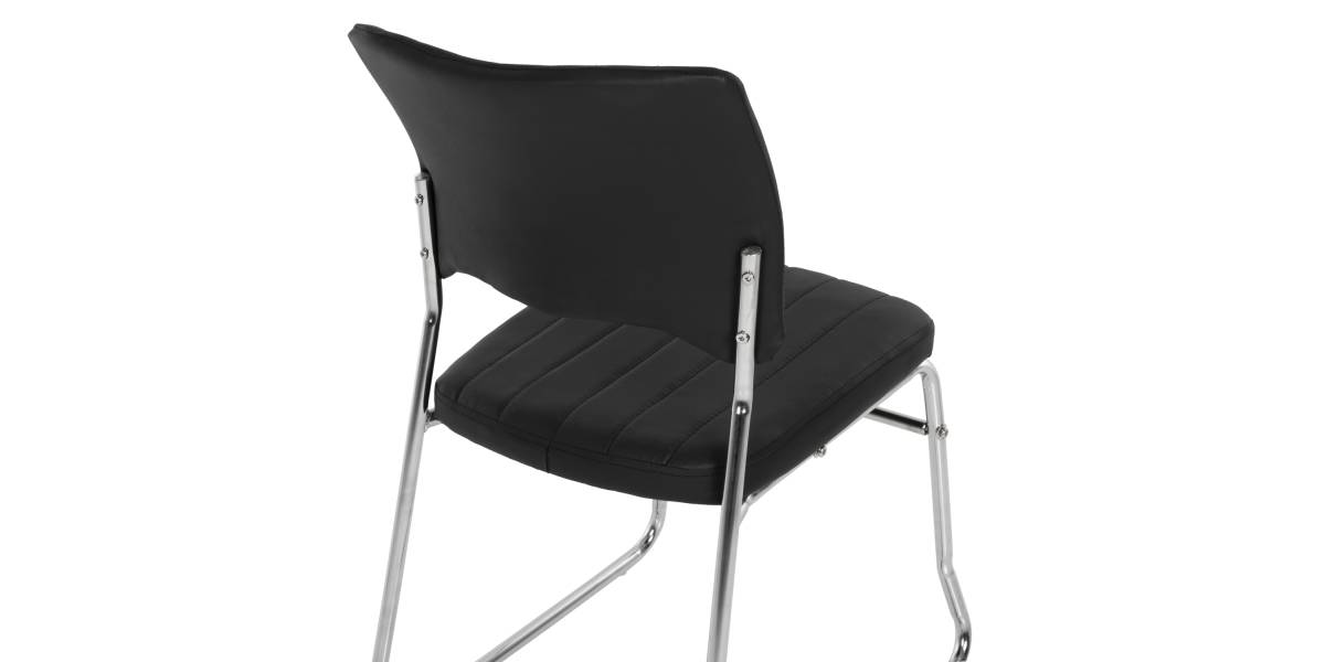 ΚΑΡΕΚΛΑ QUENTI HM1071.01 ΜΑΥΡΗ 47x54x84 εκ.