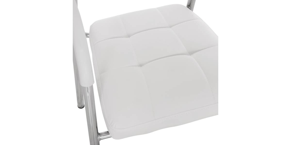 ΚΑΡΕΚΛΑ ΓΡΑΦΕΙΟΥ ΕΠΙΣΚΕΠΤΟΥ OBERON HM1018.02 ΑΣΠΡΟ PU 51x52x88Yεκ.