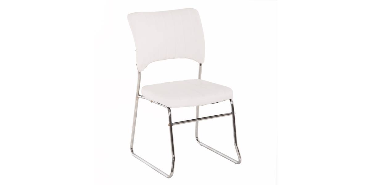 ΚΑΡΕΚΛΑ QUENTI HM1071.02 ΛΕΥΚΗ 52x60x85 εκ.