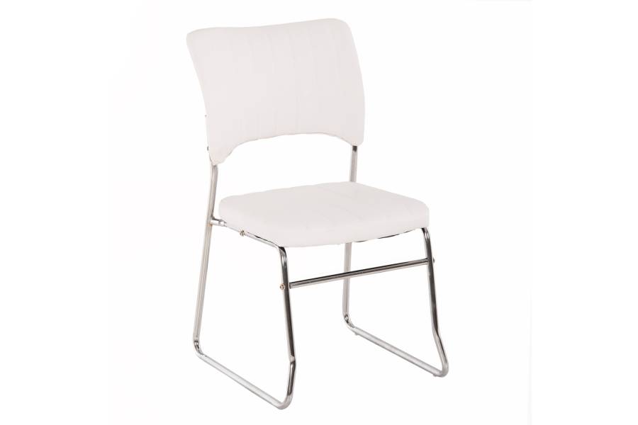 ΚΑΡΕΚΛΑ QUENTI HM1071.02 ΛΕΥΚΗ 52x60x85 εκ.