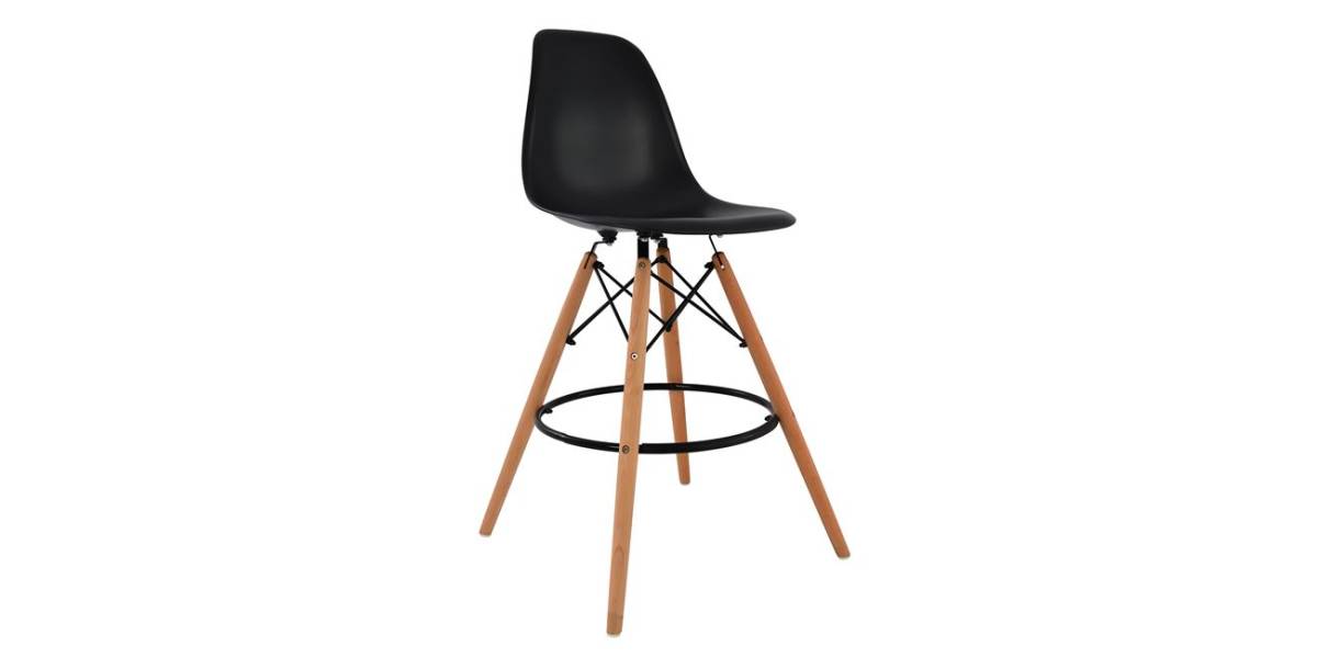 ΣΚΑΜΠΟ ΜΠΑΡ RENATA HM0173.02 ΜΑΥΡΟ 47x50x108Υ εκ.