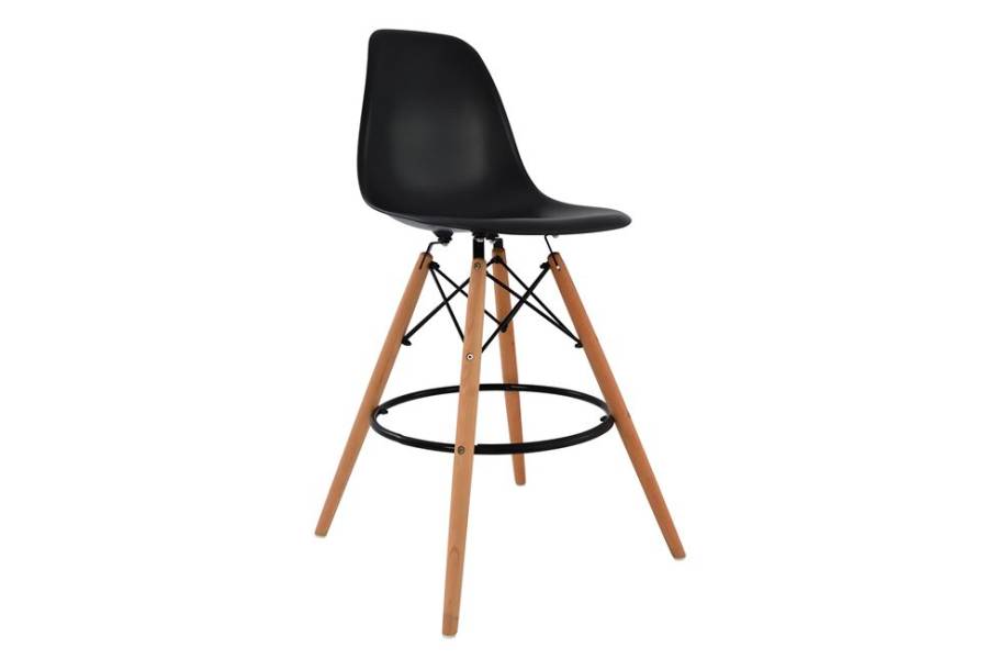 ΣΚΑΜΠΟ ΜΠΑΡ RENATA HM0173.02 ΜΑΥΡΟ 47x50x108Υ εκ.