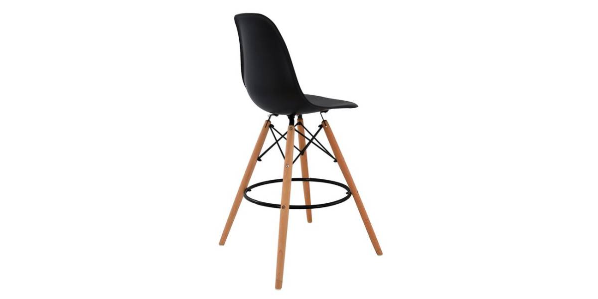 ΣΚΑΜΠΟ ΜΠΑΡ RENATA HM0173.02 ΜΑΥΡΟ 47x50x108Υ εκ.