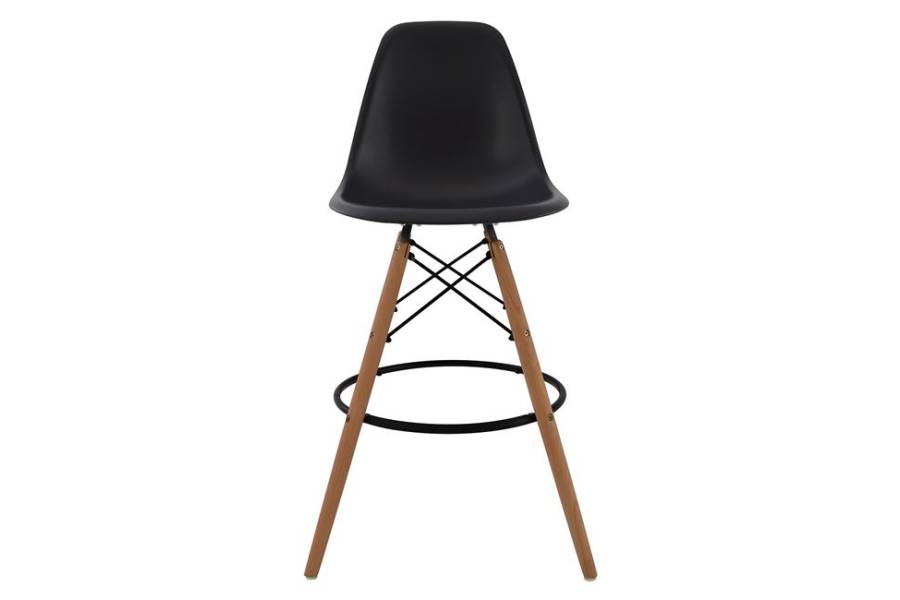 ΣΚΑΜΠΟ ΜΠΑΡ RENATA HM0173.02 ΜΑΥΡΟ 47x50x108Υ εκ.