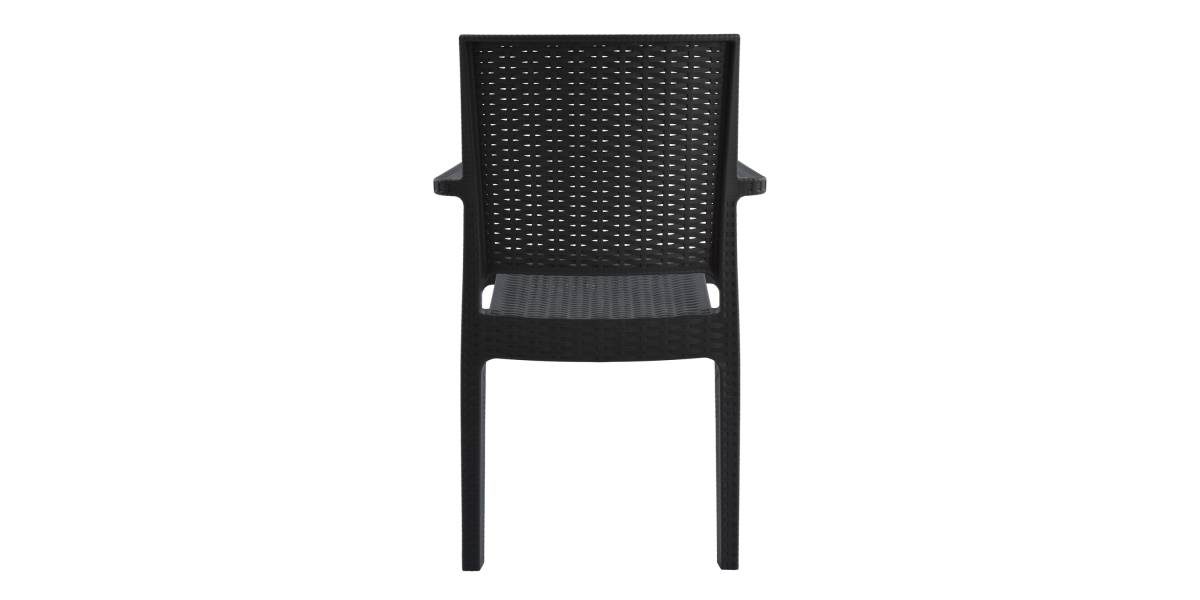 ΠΟΛΥΘΡΟΝΑ ΠΟΛΥΠΡΟΠΥΛΕΝΙΟΥ ΒΑΡΕΩΣ ΤΥΠΟΥ KAGANU DARK GREY HM5134.01 57x55,5x89 εκ.