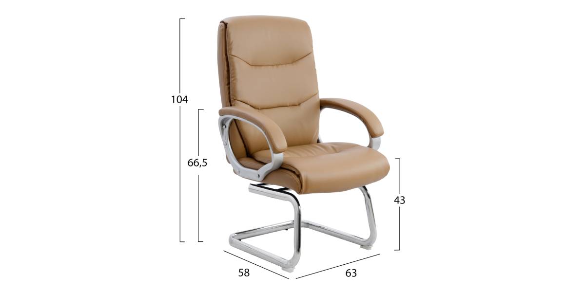 ΠΟΛΥΘΡΟΝΑ ZAMORA HM1088.09 ΣΕ CAMEL ΧΡΩΜΑ 63x58x104 cm