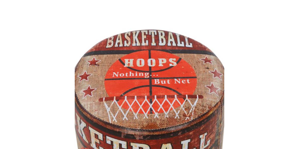 ΣΚΑΜΠΩ ΑΠΟ PU ΜΕ 3 ΠΟΔΙΑ ΞΥΛΙΝΑ HM8156 BASKETBALL Φ30Χ38Υεκ.