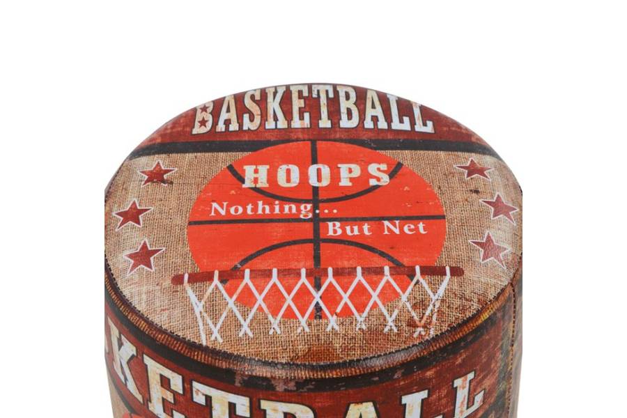 ΣΚΑΜΠΩ ΑΠΟ PU ΜΕ 3 ΠΟΔΙΑ ΞΥΛΙΝΑ HM8156 BASKETBALL Φ30Χ38Υεκ.
