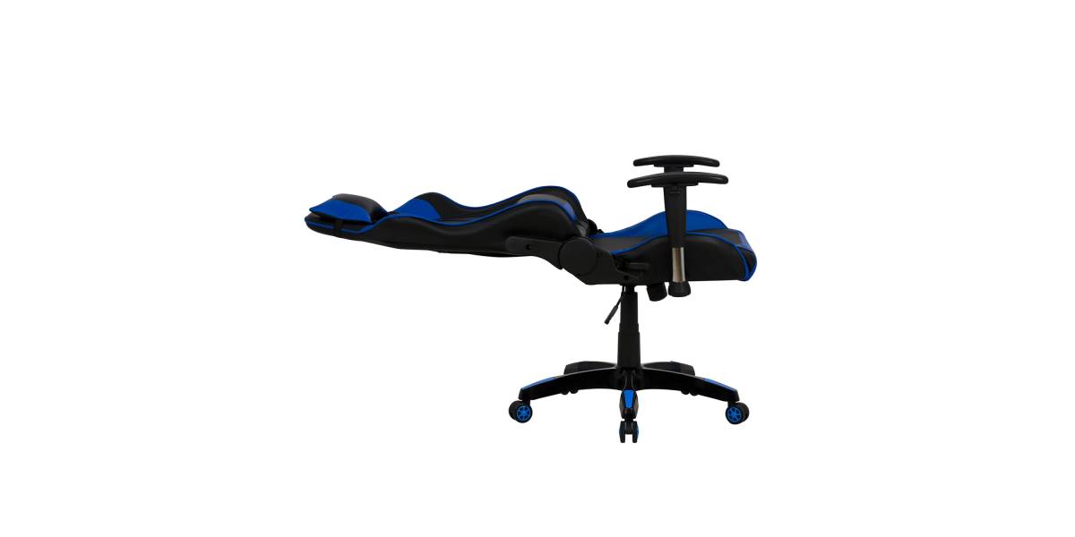 ΠΟΛΥΘΡΟΝΑ ΓΡΑΦΕΙΟΥ GAMING ZAYN HM1056.08 ΜΑΥΡΟ-ΜΠΛΕ PU 67x70x134 cm