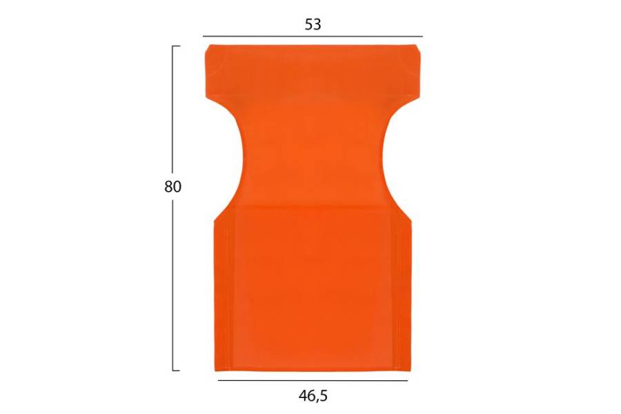 ΜΑΞΙΛΑΡΙ TEXTILENE 600gr/m2 2X1 ΠΟΡΤΟΚΑΛΙ ΓΙΑ ΠΟΛΥΘΡΟΝΑ ΣΚΗΝ. HM5272.02 46.5Χ53Χ80Υεκ.