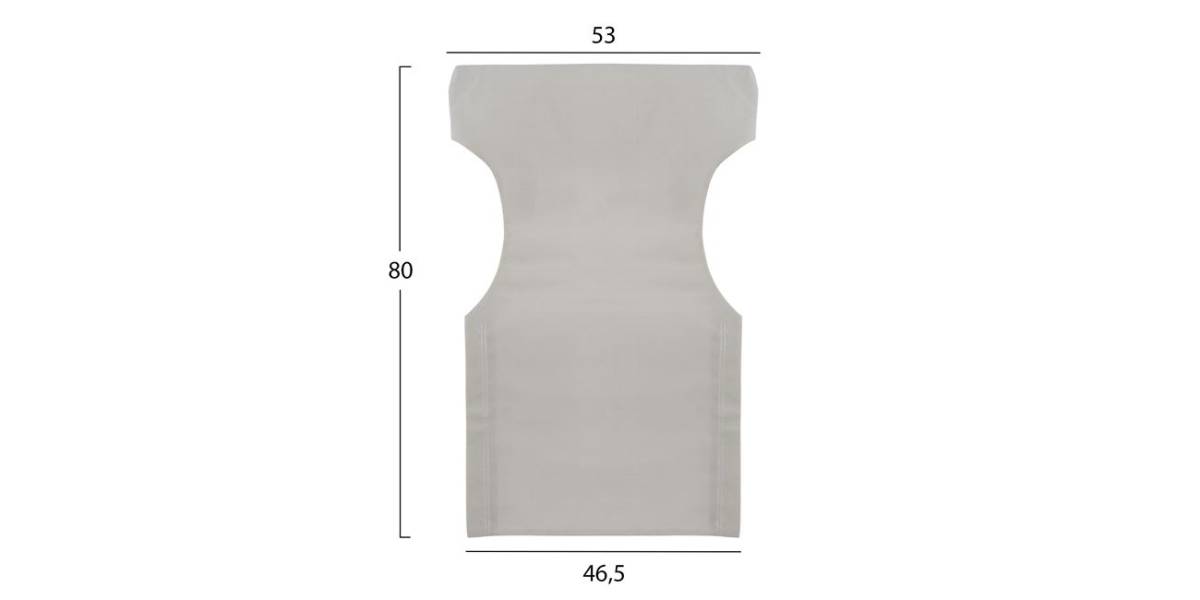 ΜΑΞΙΛΑΡΙ TEXTILENE 600gr/m2 2X1 ΕΚΡΟΥ ΓΙΑ ΠΟΛΥΘΡΟΝΑ ΣΚΗΝΟΘΕΤΗ HM5272.60 46.5Χ53Χ80Υεκ.