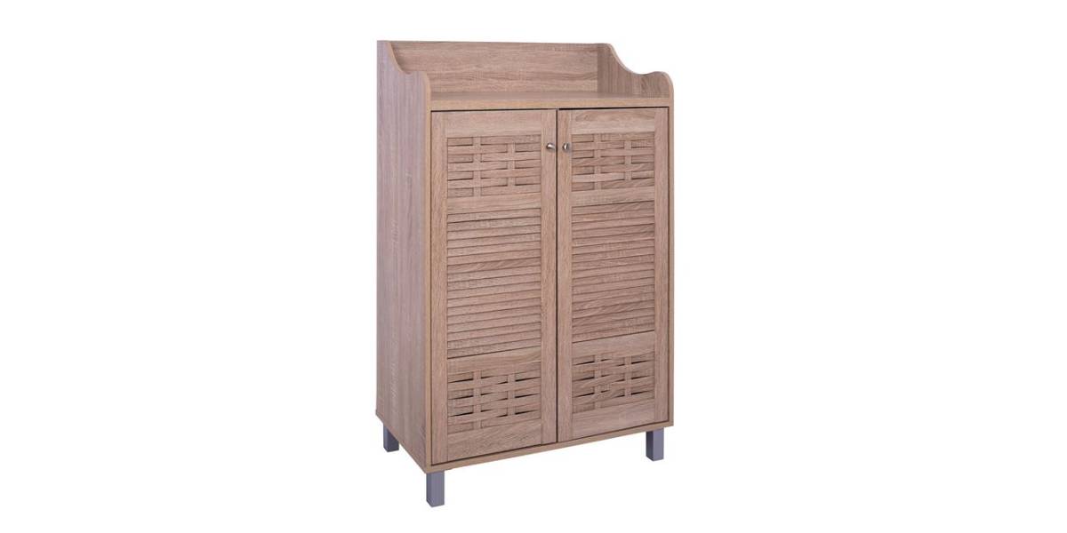 ΠΑΠΟΥΤΣΟΘΗΚΗ-ΝΤΟΥΛΑΠΙ KAILENA ΞΥΛΙΝΗ HM2230.02 SONAMA 77X40,5X122εκ.