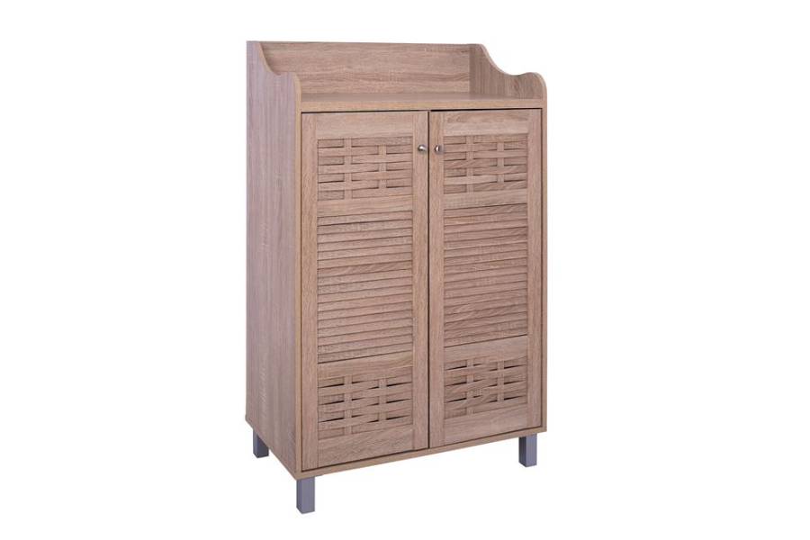 ΠΑΠΟΥΤΣΟΘΗΚΗ-ΝΤΟΥΛΑΠΙ KAILENA ΞΥΛΙΝΗ HM2230.02 SONAMA 77X40,5X122εκ.