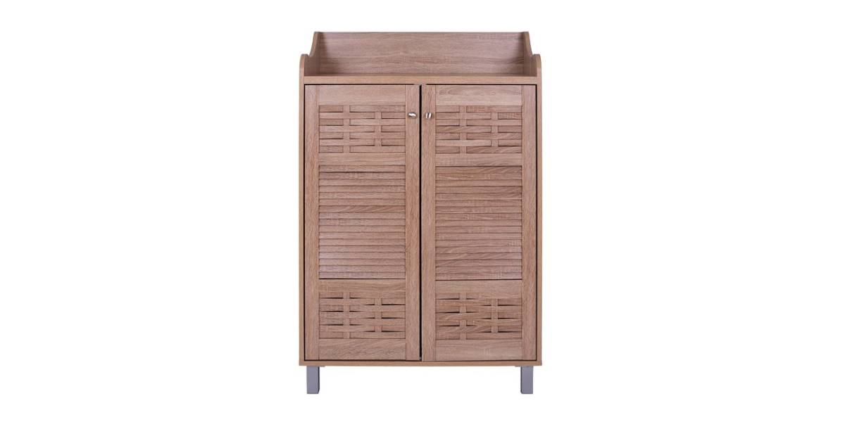 ΠΑΠΟΥΤΣΟΘΗΚΗ-ΝΤΟΥΛΑΠΙ KAILENA ΞΥΛΙΝΗ HM2230.02 SONAMA 77X40,5X122εκ.