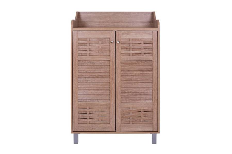 ΠΑΠΟΥΤΣΟΘΗΚΗ-ΝΤΟΥΛΑΠΙ KAILENA ΞΥΛΙΝΗ HM2230.02 SONAMA 77X40,5X122εκ.