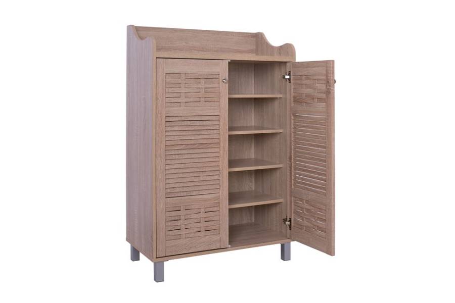 ΠΑΠΟΥΤΣΟΘΗΚΗ-ΝΤΟΥΛΑΠΙ KAILENA ΞΥΛΙΝΗ HM2230.02 SONAMA 77X40,5X122εκ.