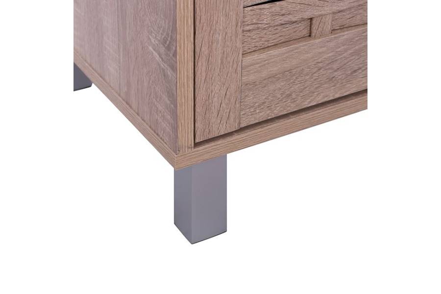 ΠΑΠΟΥΤΣΟΘΗΚΗ-ΝΤΟΥΛΑΠΙ KAILENA ΞΥΛΙΝΗ HM2230.02 SONAMA 77X40,5X122εκ.