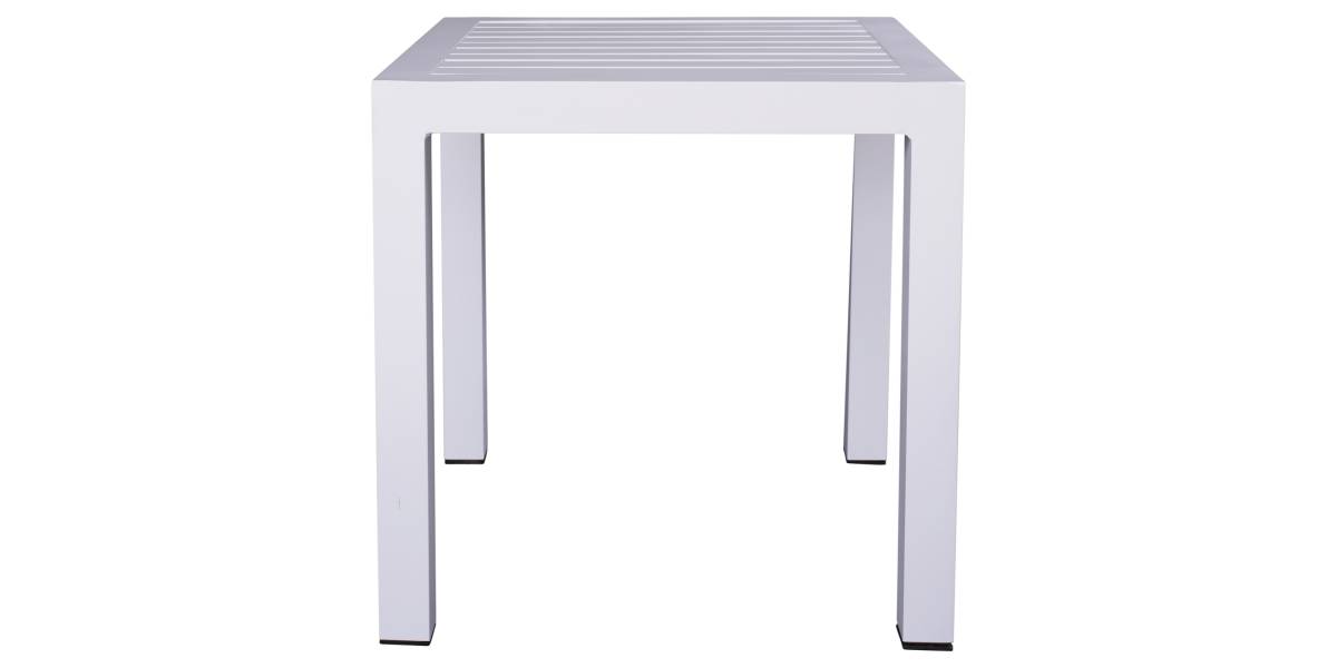 ΤΡΑΠΕΖΙ ΑΛΟΥΜΙΝΙΟΥ QIANA HM5402.01 ΛΕΥΚΟ 45x45x45,5 εκ.