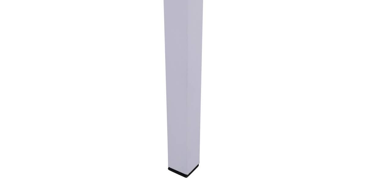 ΤΡΑΠΕΖΙ ΑΛΟΥΜΙΝΙΟΥ QIANA HM5402.01 ΛΕΥΚΟ 45x45x45,5 εκ.