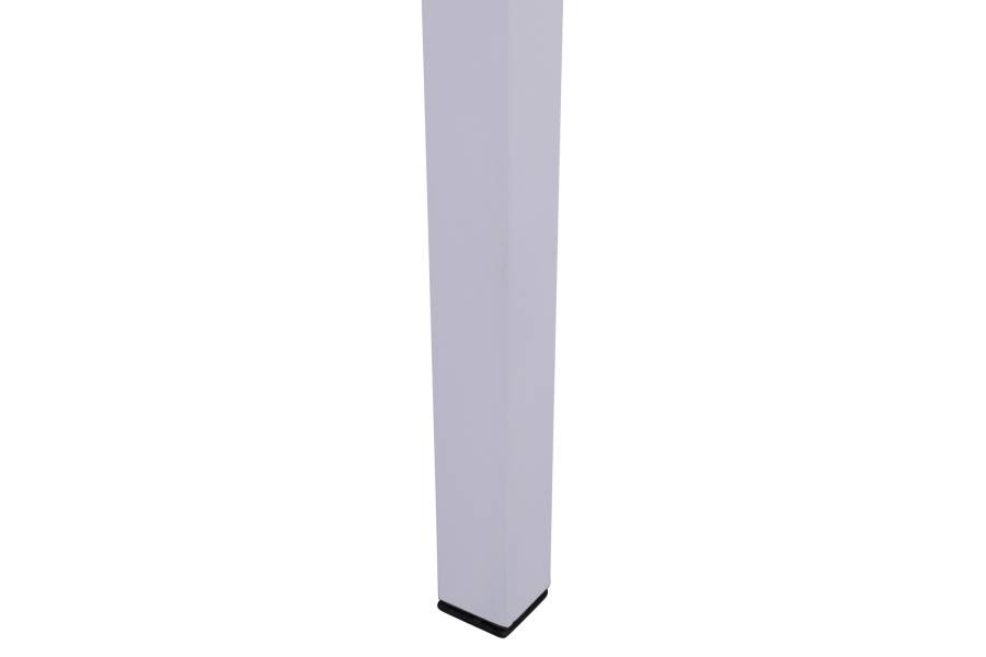 ΤΡΑΠΕΖΙ ΑΛΟΥΜΙΝΙΟΥ QIANA HM5402.01 ΛΕΥΚΟ 45x45x45,5 εκ.