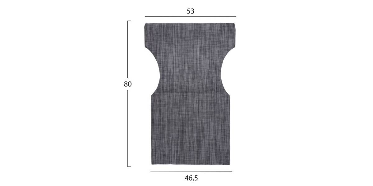 ΜΑΞΙΛΑΡΙ TEXTILENE 600gr/m2 2X1 ΓΚΡΙ ΓΙΑ ΠΟΛΥΘΡΟΝΑ ΣΚΗΝΟΘΕΤΗ HM5272.10 46.5Χ53Χ80Υεκ.