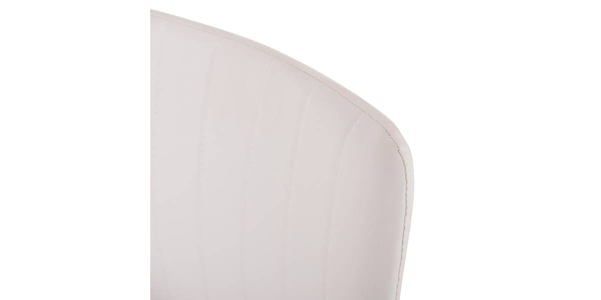ΚΑΡΕΚΛΑ QUESTA ΜΕ ΜΠΡΑΤΣΑ HM1070.02 ΛΕΥΚΗ 56,5x59x85 cm