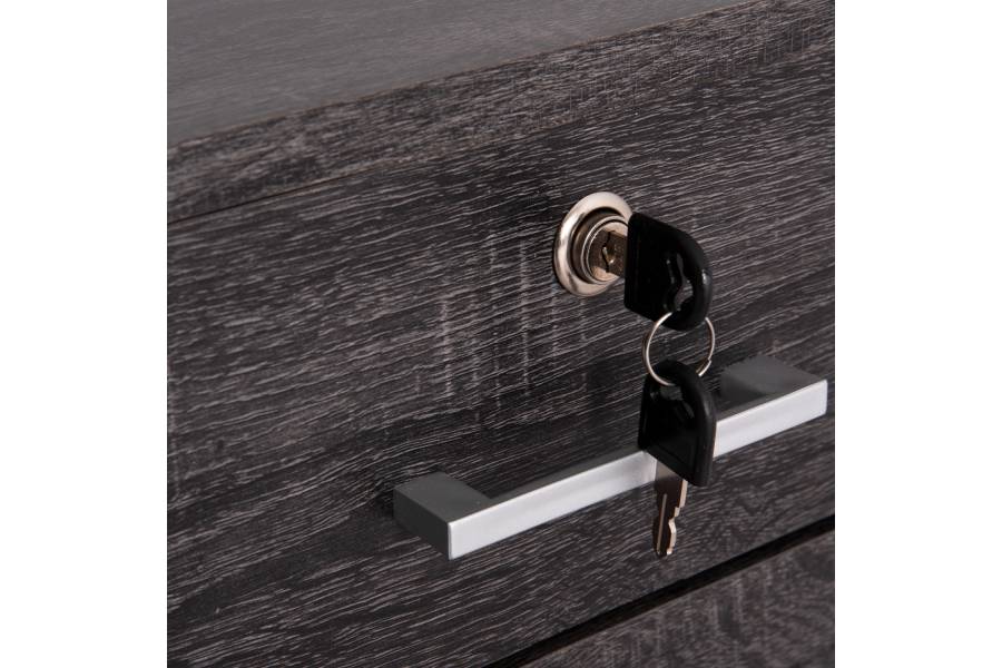 ΣΥΡΤΑΡΙΕΡΑ ΓΡΑΦΕΙΟΥ HAYDEN HM2282.01 ΣΕ ΑΝΘΡΑΚΙ ΧΡΩΜΑ 39.5x40x46.5Υεκ