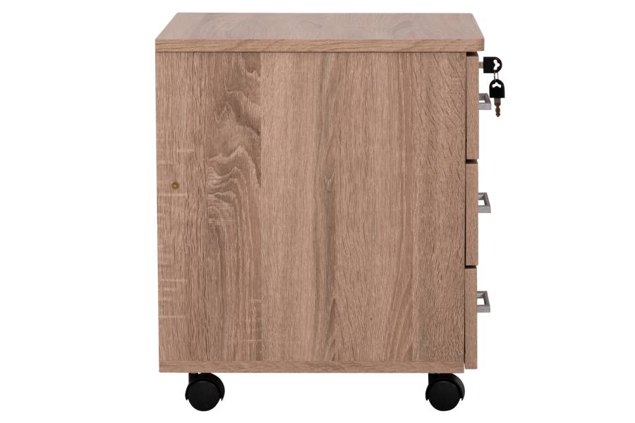ΣΥΡΤΑΡΙΕΡΑ ΓΡΑΦΕΙΟΥ HAYDEN HM2282.02 ΣΕ SONAMA ΧΡΩΜΑ 39.5x40x46.5Υεκ