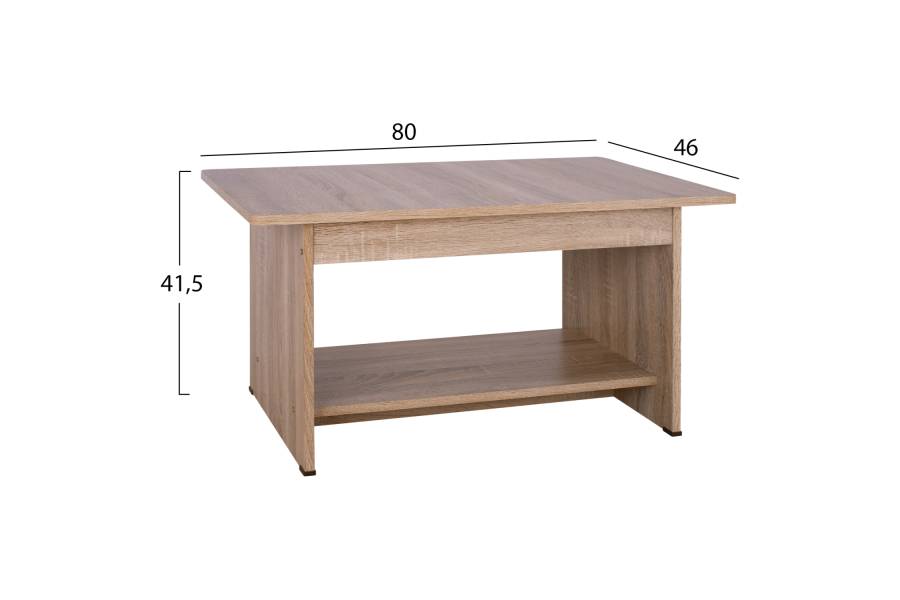 ΤΡΑΠΕΖΑΚΙ ΣΑΛΟΝΙΟΥ HAYDEN HM2286.02 ΣΕ ΧΡΩΜΑ SONAMA 80x46x41,5