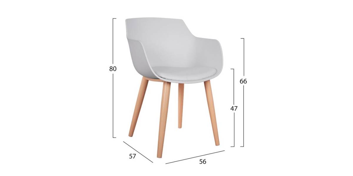 ΚΑΡΕΚΛΑ ΤΡΑΠΕΖΑΡΙΑΣ LUCIE HM8242.01 ΛΕΥΚΗ ΜΕ ΜΕΤΑΛΛΙΚΑ ΠΟΔΙΑ 56Χ57Χ80 ΕΚ