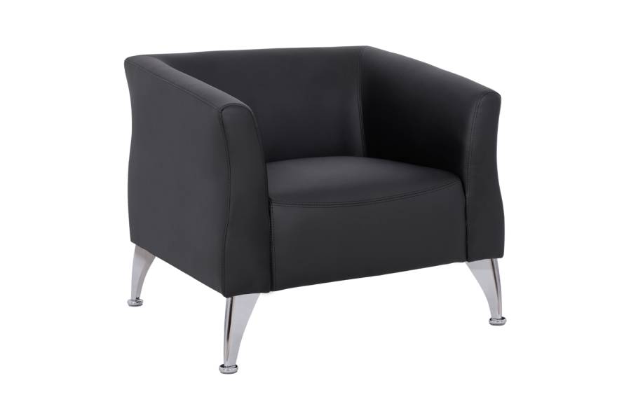 ΠΟΛΥΘΡΟΝΑ KIANA HM3122.11 ΜΕ ΜΑΥΡΟ PU 80x75x71 εκ.