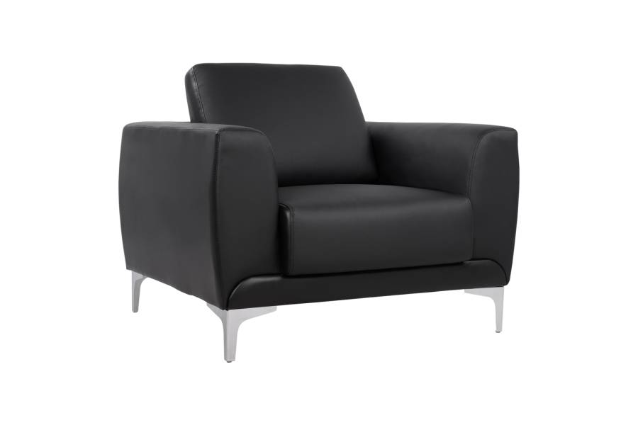 ΠΟΛΥΘΡΟΝΑ KENZIE HM3121.11 ΜΕ ΜΑΥΡΟ PU 89x81x81 εκ.