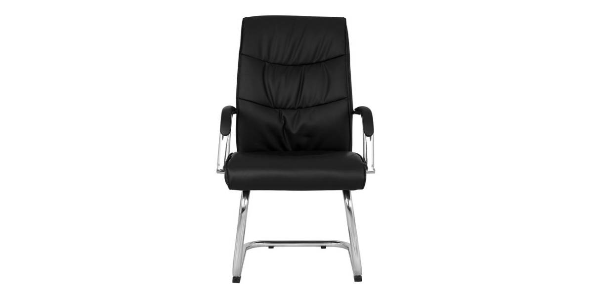 ΠΟΛΥΘΡΟΝΑ JACOB HM1045.11 ΜΑΥΡΟ PU ΜΕ ΒΑΣΗ ΧΡΩΜΙΟΥ 57x66,5x102 cm