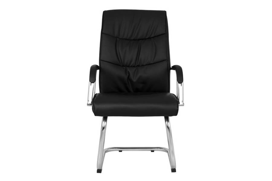 ΠΟΛΥΘΡΟΝΑ JACOB HM1045.11 ΜΑΥΡΟ PU ΜΕ ΒΑΣΗ ΧΡΩΜΙΟΥ 57x66,5x102 cm