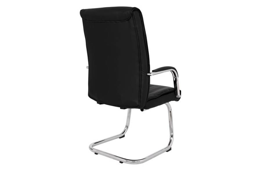 ΠΟΛΥΘΡΟΝΑ JACOB HM1045.11 ΜΑΥΡΟ PU ΜΕ ΒΑΣΗ ΧΡΩΜΙΟΥ 57x66,5x102 cm