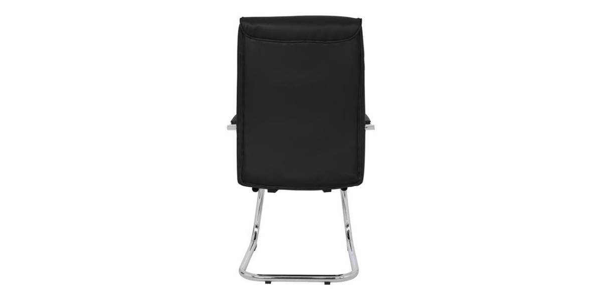 ΠΟΛΥΘΡΟΝΑ JACOB HM1045.11 ΜΑΥΡΟ PU ΜΕ ΒΑΣΗ ΧΡΩΜΙΟΥ 57x66,5x102 cm