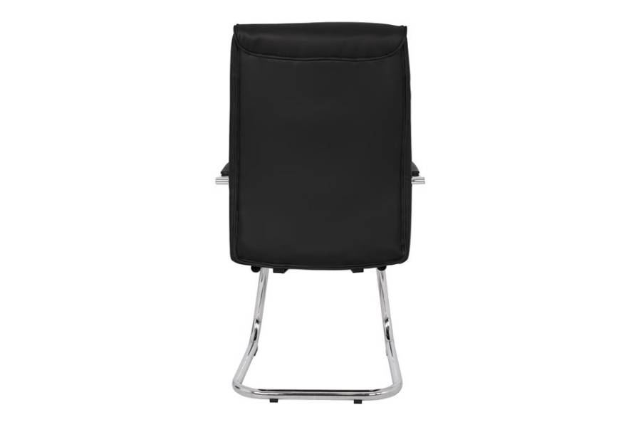 ΠΟΛΥΘΡΟΝΑ JACOB HM1045.11 ΜΑΥΡΟ PU ΜΕ ΒΑΣΗ ΧΡΩΜΙΟΥ 57x66,5x102 cm